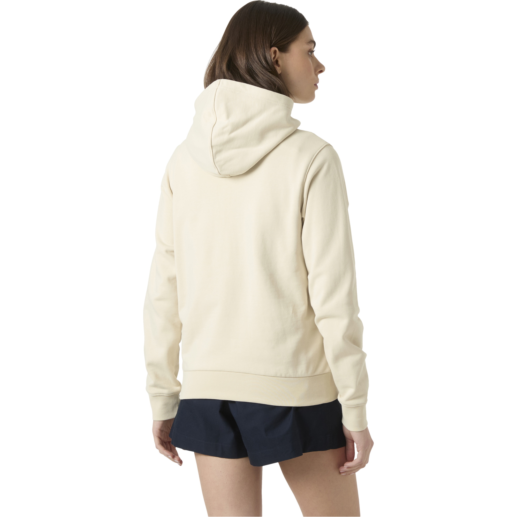 2026 Helly Hansen Womens Core Graphic Hoodie 54522 - Cream